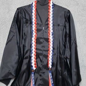 Graduation 2026 Ribbon Stole Sash Red White & Blue Americana
